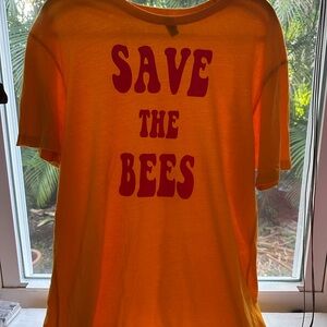 Yellow 'Save the Bees' T-Shirt